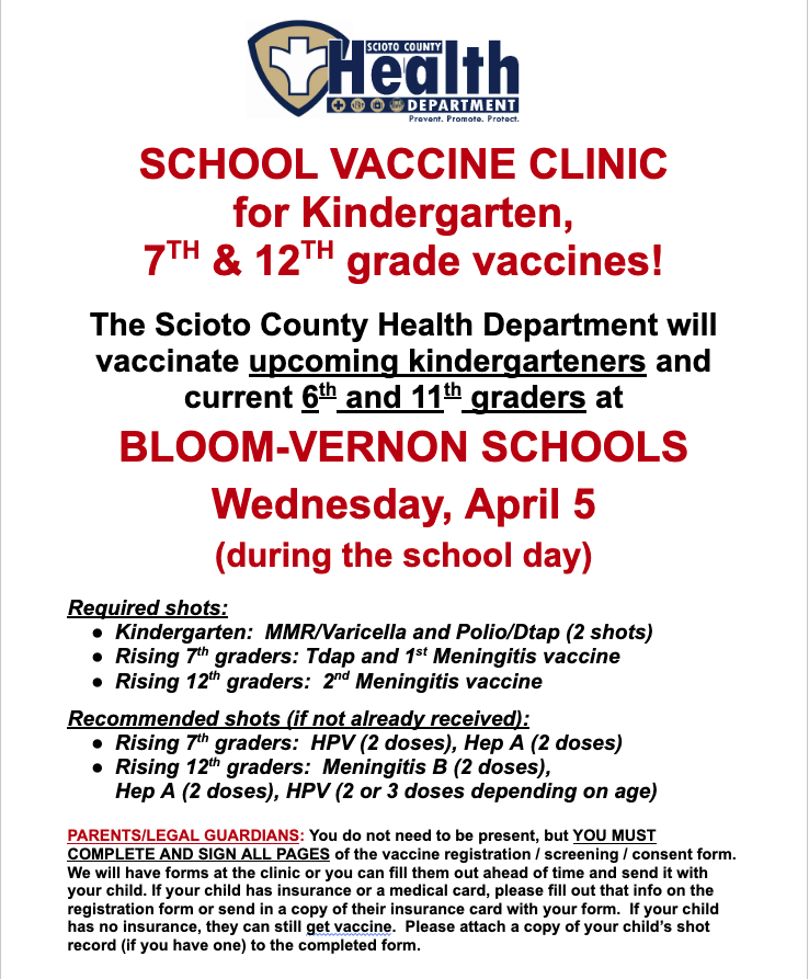 April 5th, 23 Vaccine Clinic